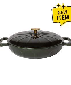 Luxe 3.6 Quart Enameled Cast Iron Braiser