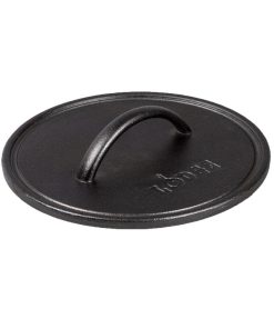 Seasoned Cast Iron Round Grill Press